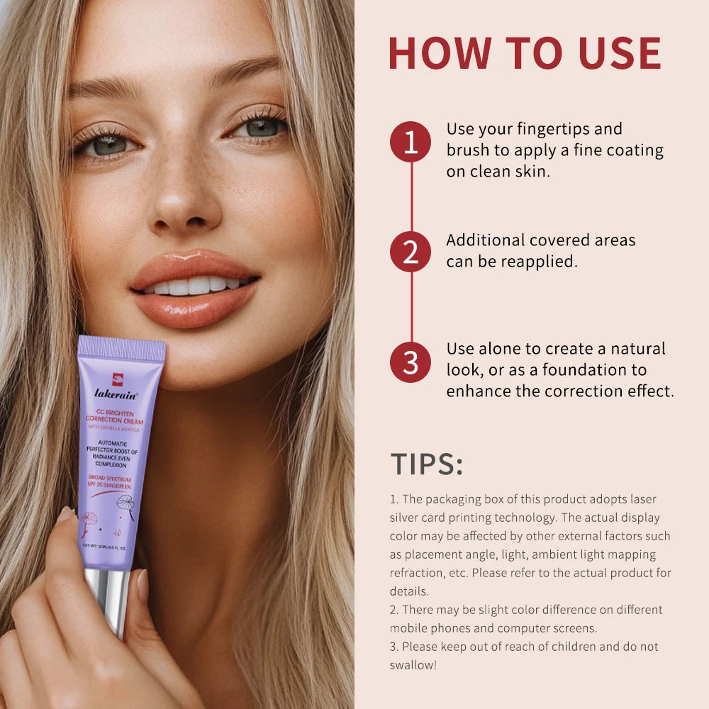 CC Cream Liquid-Based Full Coverage Cream